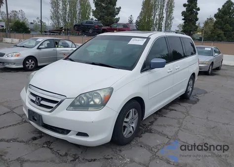 2006 Honda Odyssey Exl z USA, uszkodzony, nr VIN 5FNRL38636B455489